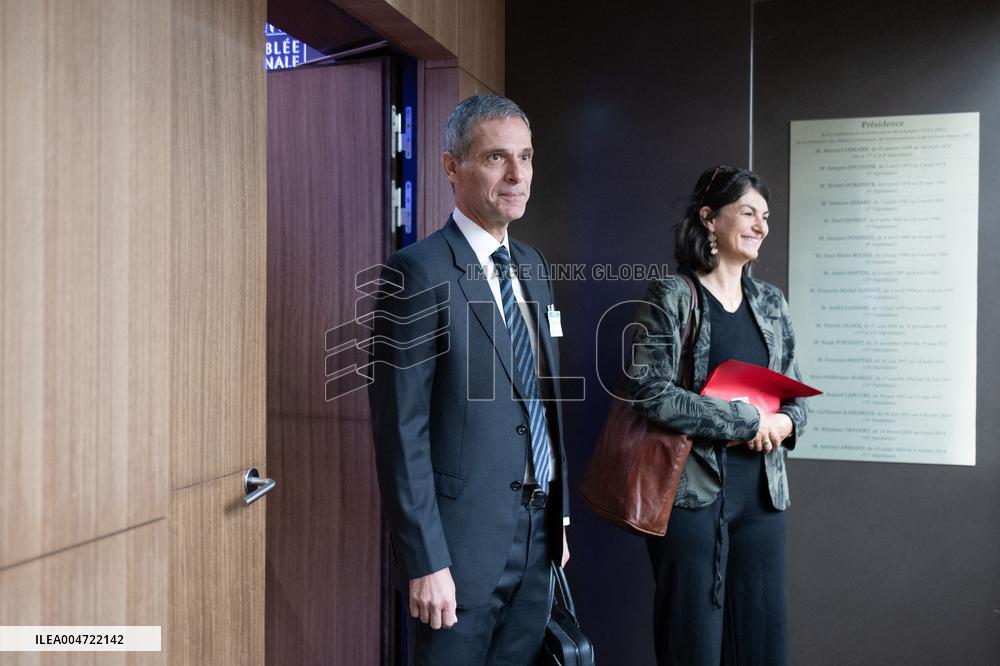 Hearing of Rodolphe Saade at the National Assembly - Paris