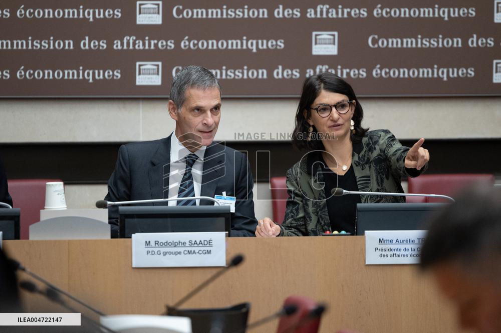 Hearing of Rodolphe Saade at the National Assembly - Paris