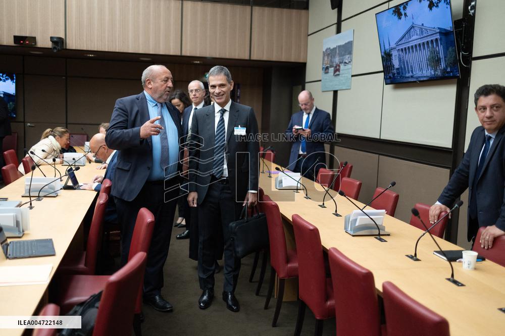 Hearing of Rodolphe Saade at the National Assembly - Paris