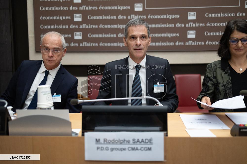 Hearing of Rodolphe Saade at the National Assembly - Paris