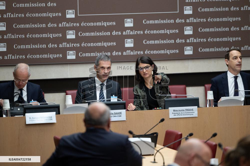 Hearing of Rodolphe Saade at the National Assembly - Paris