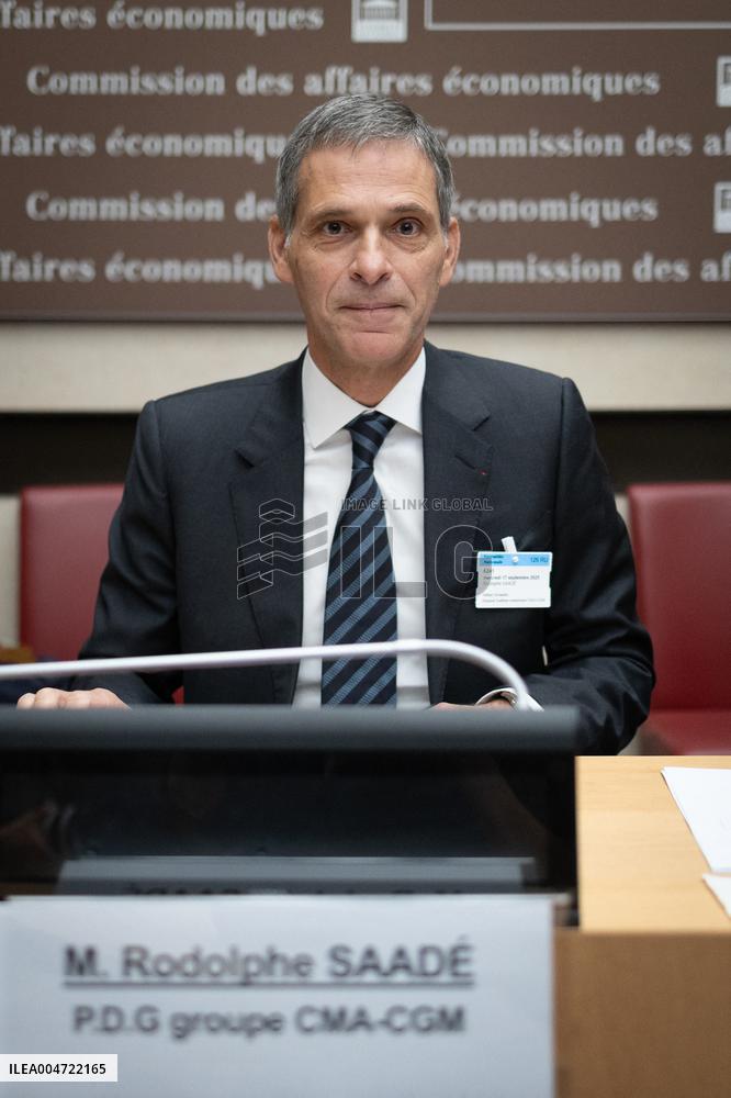 Hearing of Rodolphe Saade at the National Assembly - Paris