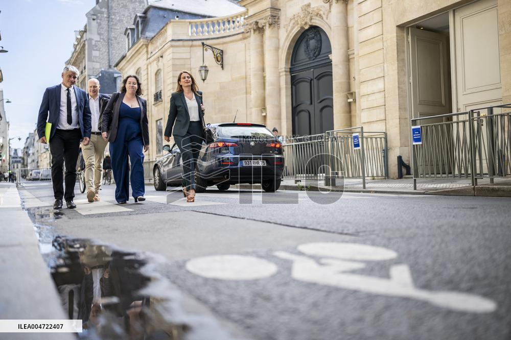 PM Lecornu Meets With Ecologist Party Heads - Paris