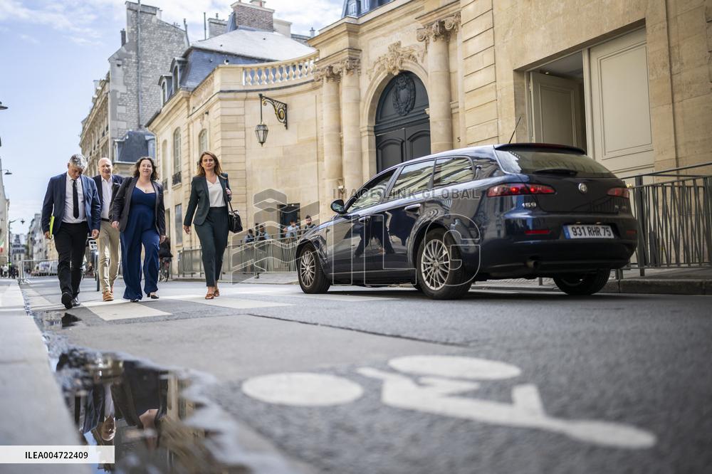 PM Lecornu Meets With Ecologist Party Heads - Paris