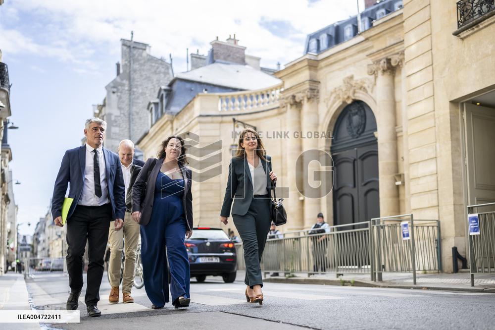 PM Lecornu Meets With Ecologist Party Heads - Paris
