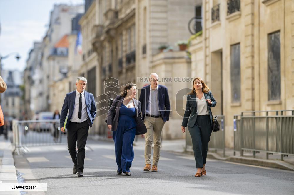 PM Lecornu Meets With Ecologist Party Heads - Paris