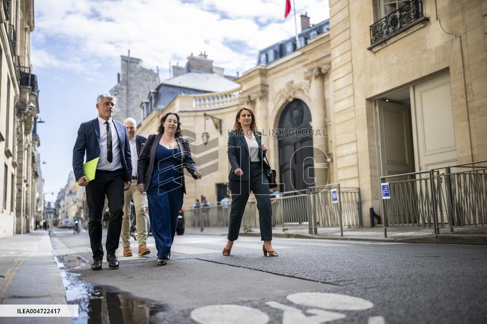 PM Lecornu Meets With Ecologist Party Heads - Paris
