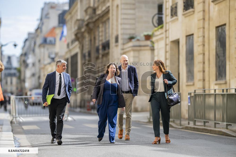 PM Lecornu Meets With Ecologist Party Heads - Paris