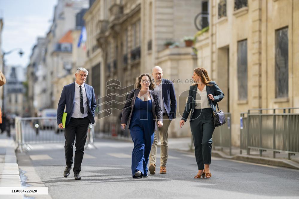 PM Lecornu Meets With Ecologist Party Heads - Paris