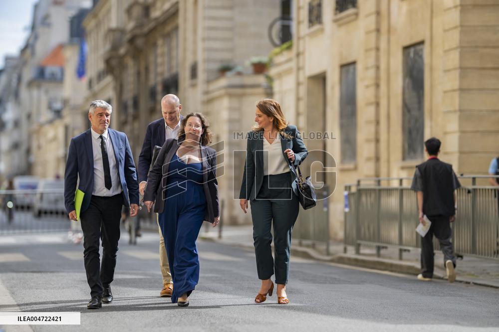 PM Lecornu Meets With Ecologist Party Heads - Paris