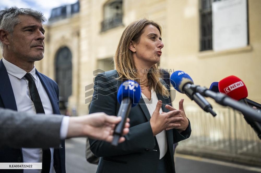 PM Lecornu Meets With Ecologist Party Heads - Paris