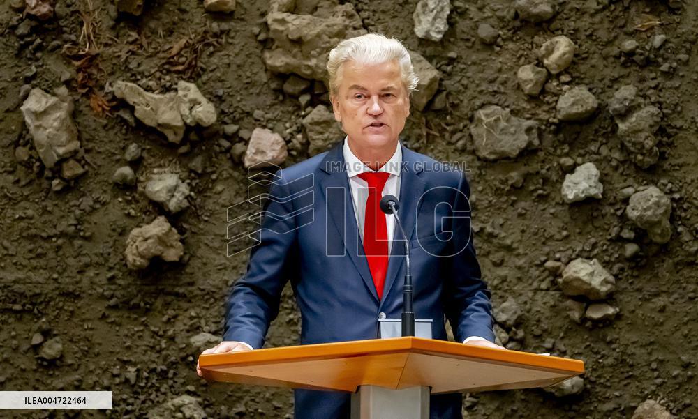 Geert Wilders At The First Day Of The General Political Considerations - The Hague