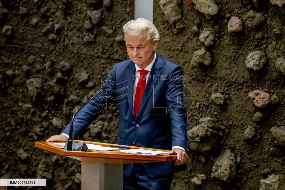 Geert Wilders At The First Day Of The General Political Considerations - The Hague