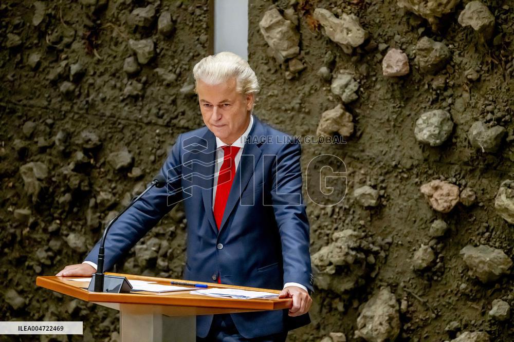 Geert Wilders At The First Day Of The General Political Considerations - The Hague