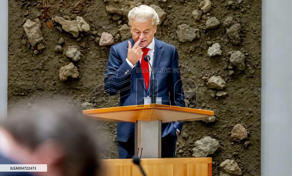 Geert Wilders At The First Day Of The General Political Considerations - The Hague