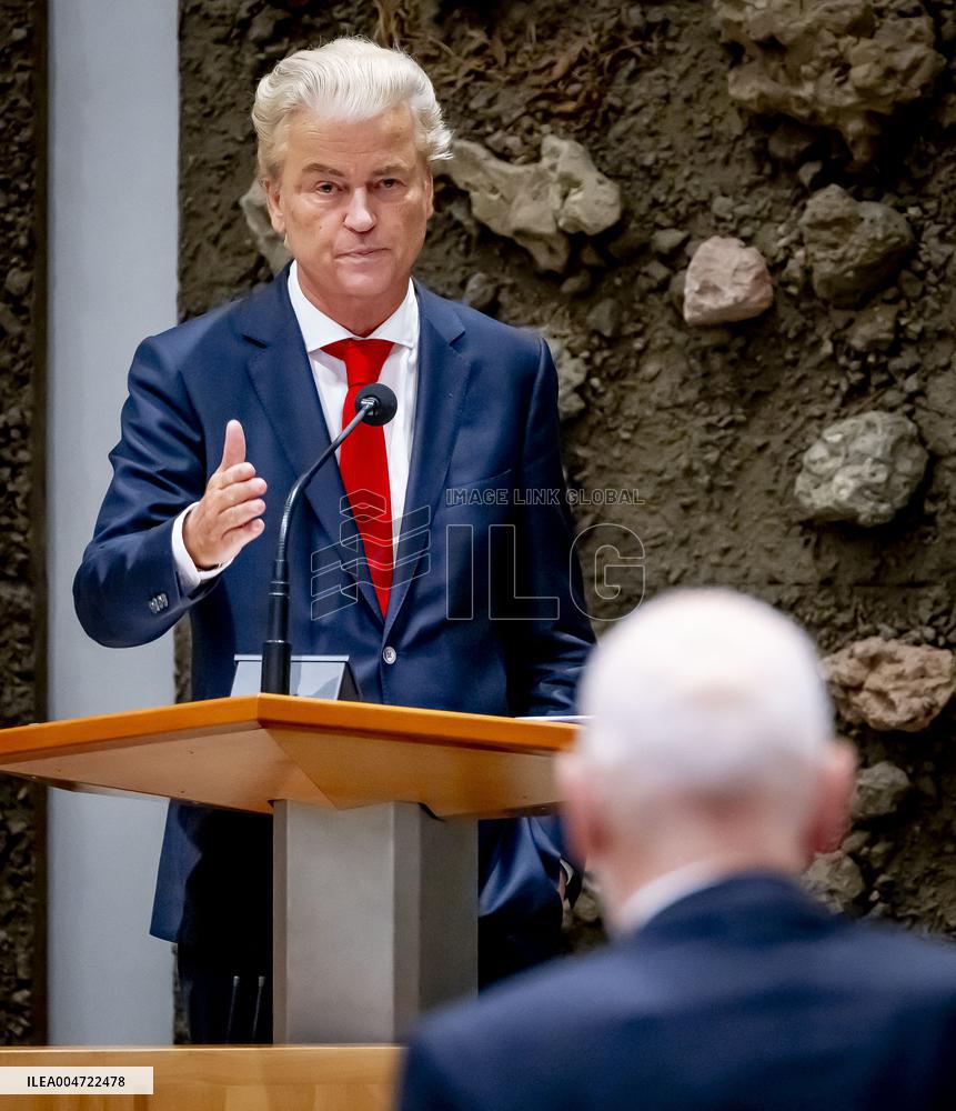 Geert Wilders At The First Day Of The General Political Considerations - The Hague