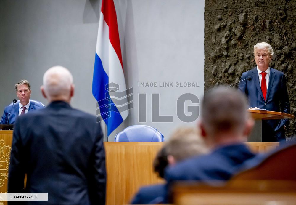 Geert Wilders At The First Day Of The General Political Considerations - The Hague
