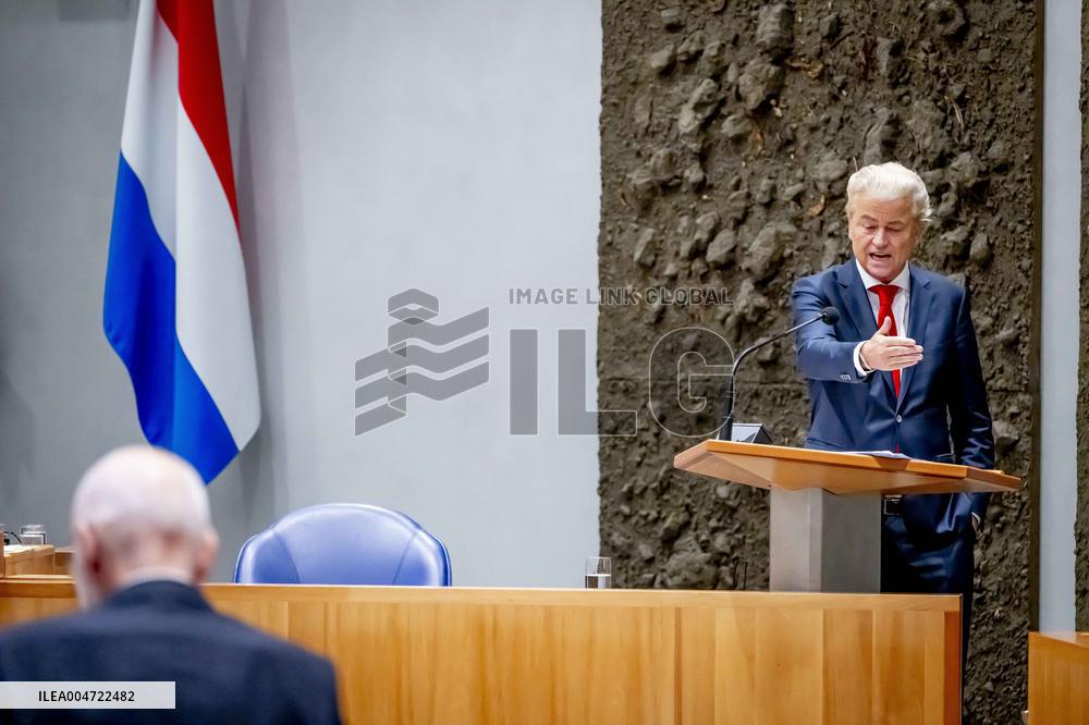 Geert Wilders At The First Day Of The General Political Considerations - The Hague