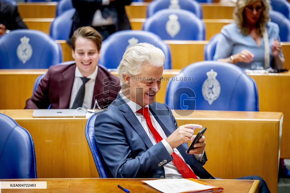 Geert Wilders At The First Day Of The General Political Considerations - The Hague