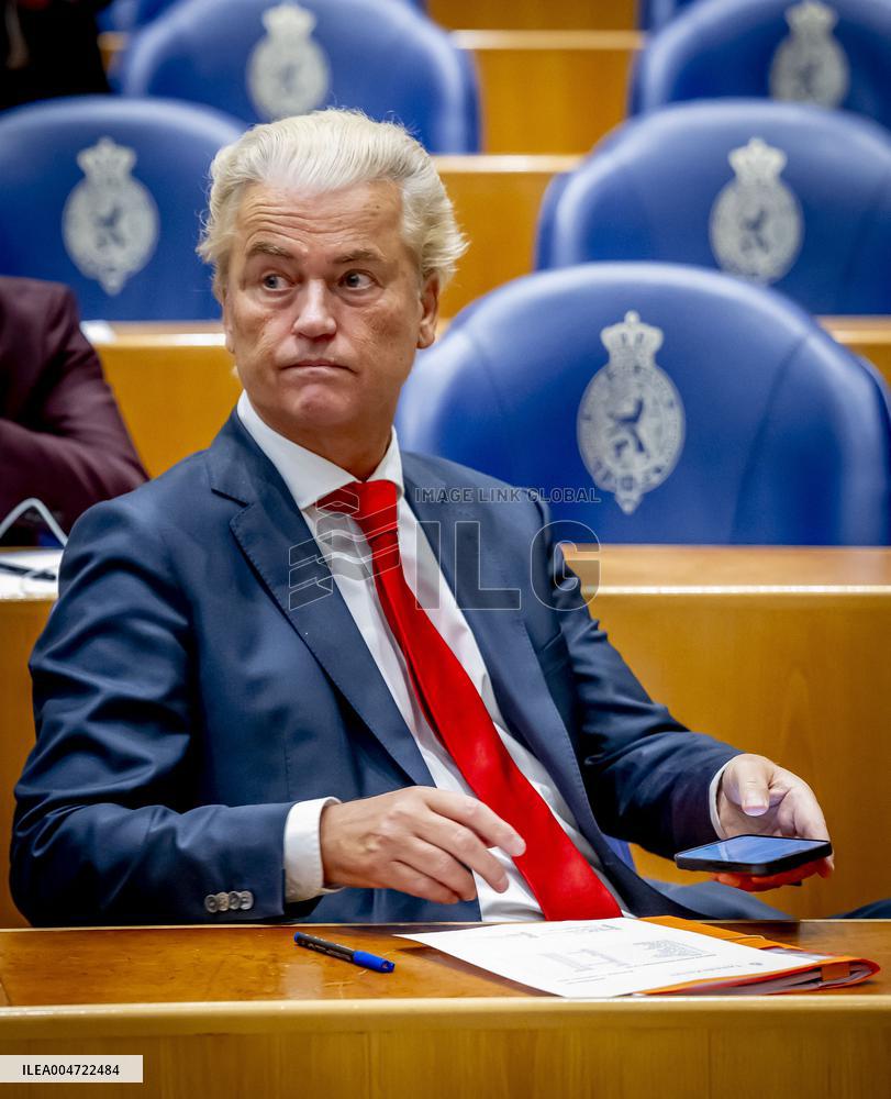 Geert Wilders At The First Day Of The General Political Considerations - The Hague