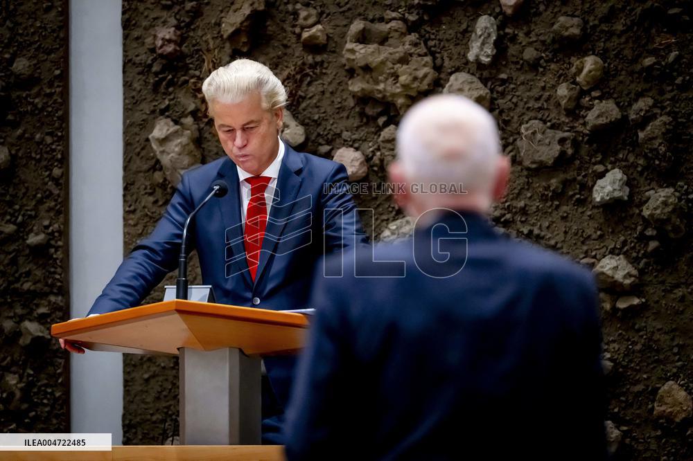 Geert Wilders At The First Day Of The General Political Considerations - The Hague