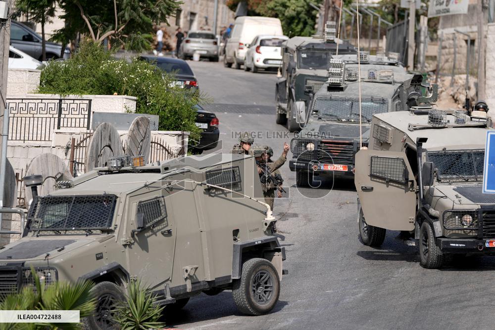 Military Operation in Central West Bank - Gaza