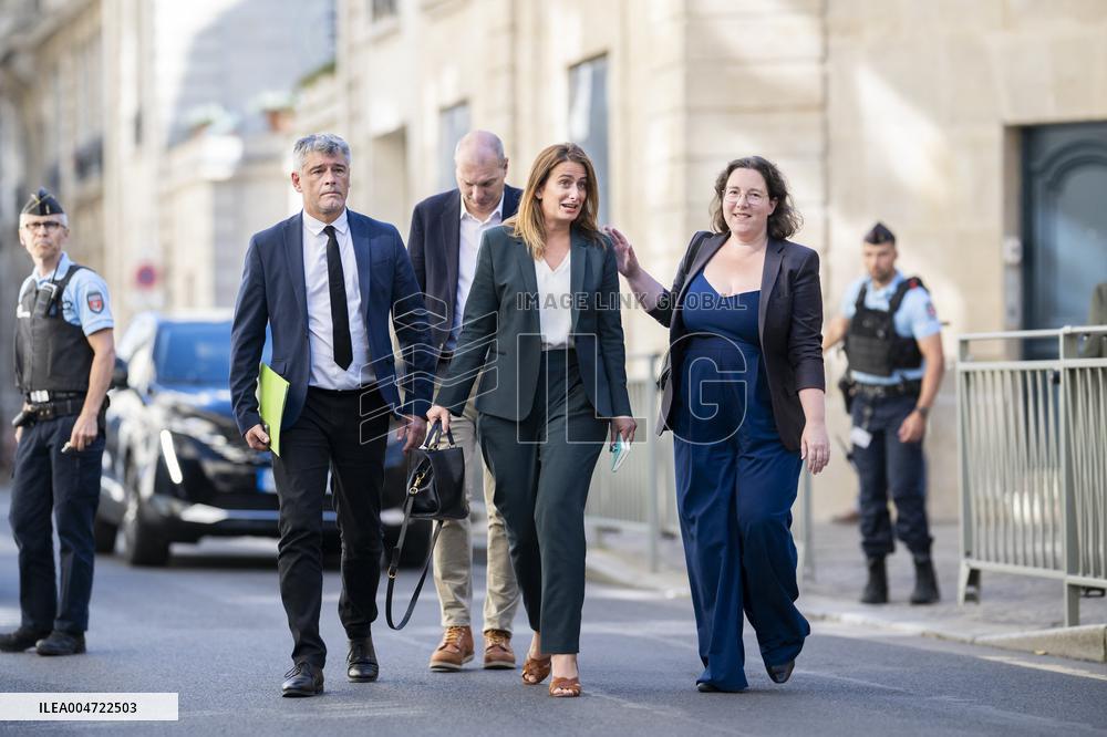 PM Lecornu Meets With Ecologist Party Heads - Paris