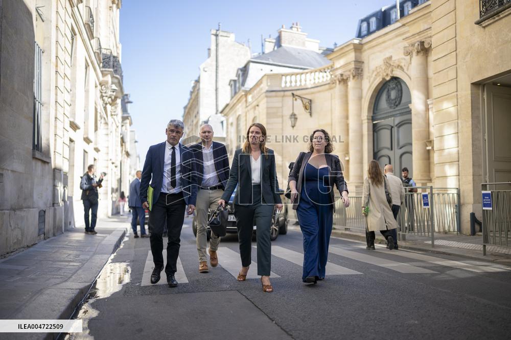 PM Lecornu Meets With Ecologist Party Heads - Paris