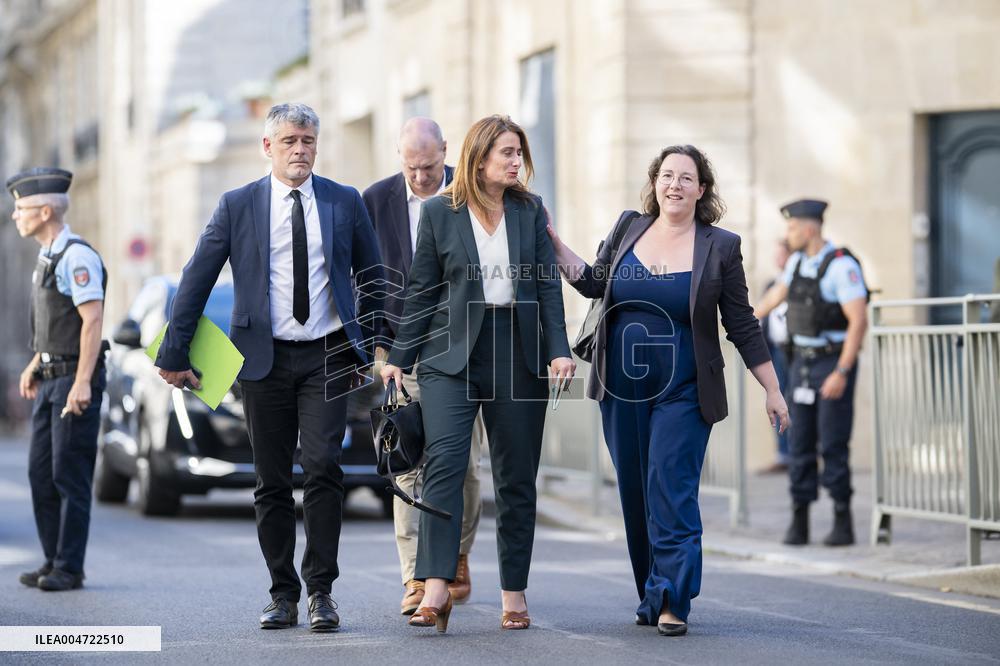 PM Lecornu Meets With Ecologist Party Heads - Paris