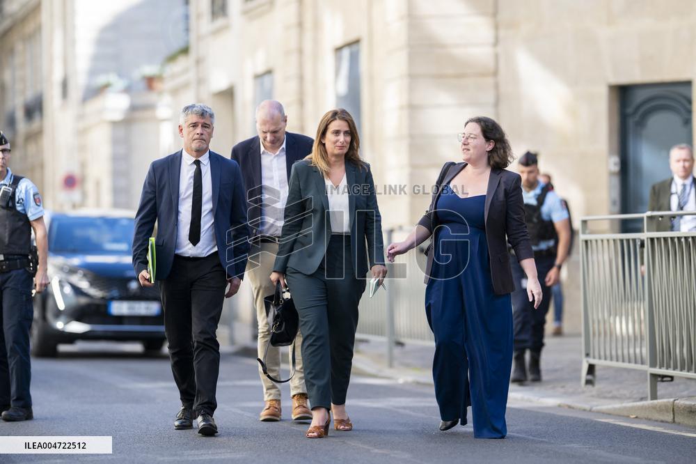 PM Lecornu Meets With Ecologist Party Heads - Paris