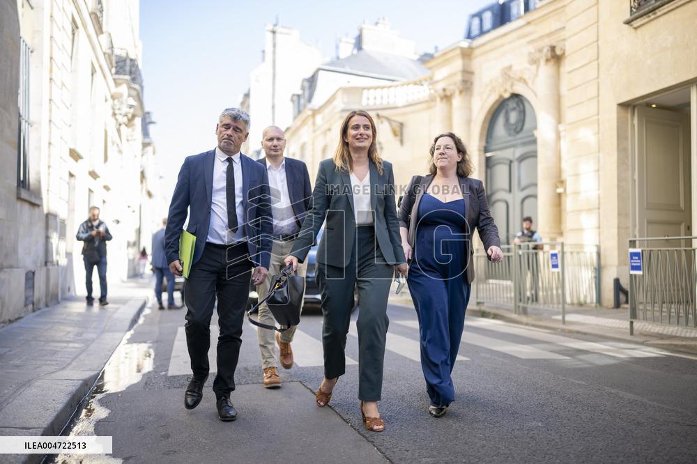 PM Lecornu Meets With Ecologist Party Heads - Paris