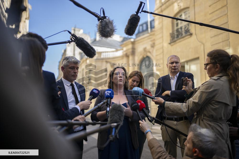 PM Lecornu Meets With Ecologist Party Heads - Paris