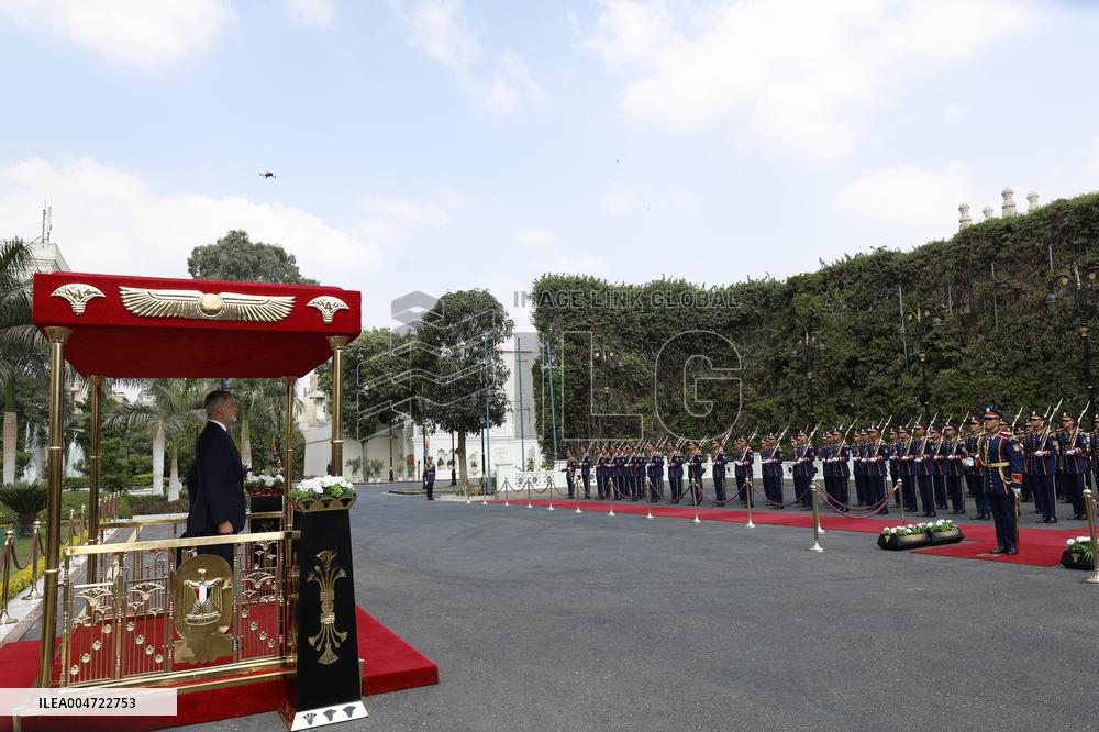 Spanish Royals Recieved by President Abdelfatah El Sisi - Cairo