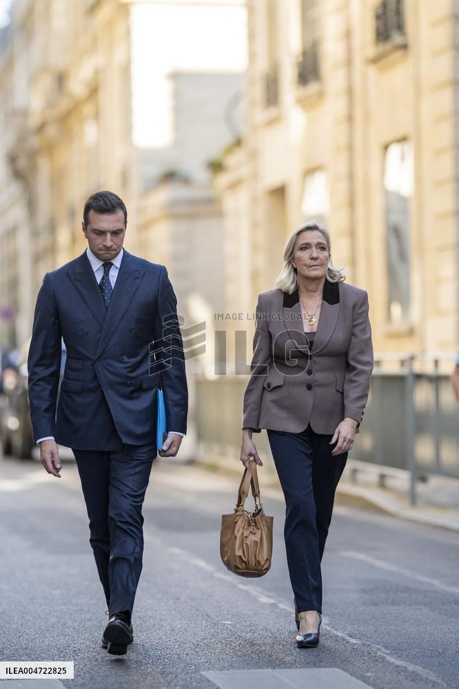 PM Lecornu Meets With Rassemblement National Party Heads - Paris