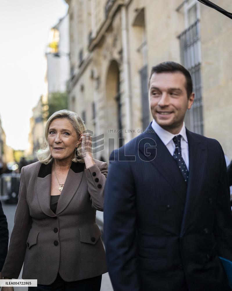 PM Lecornu Meets With Rassemblement National Party Heads - Paris