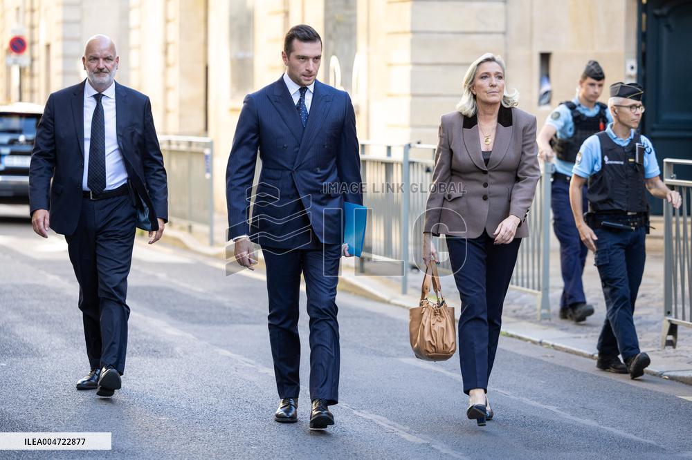 French PM Meets With Rassemblement National Party - Paris AJ
