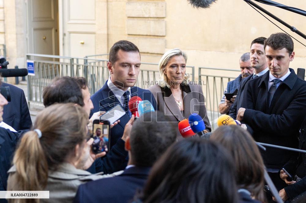 French PM Meets With Rassemblement National Party - Paris AJ