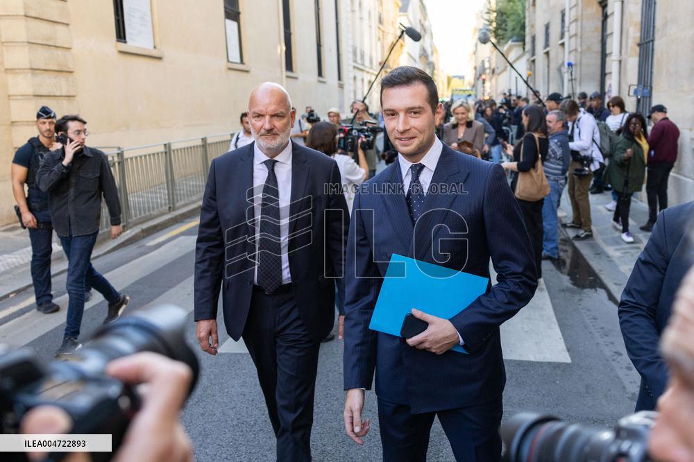 French PM Meets With Rassemblement National Party - Paris AJ