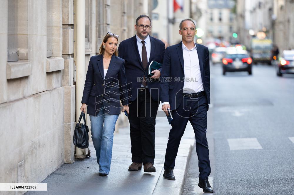 French PM Meets With Place Publique Party - Paris AJ
