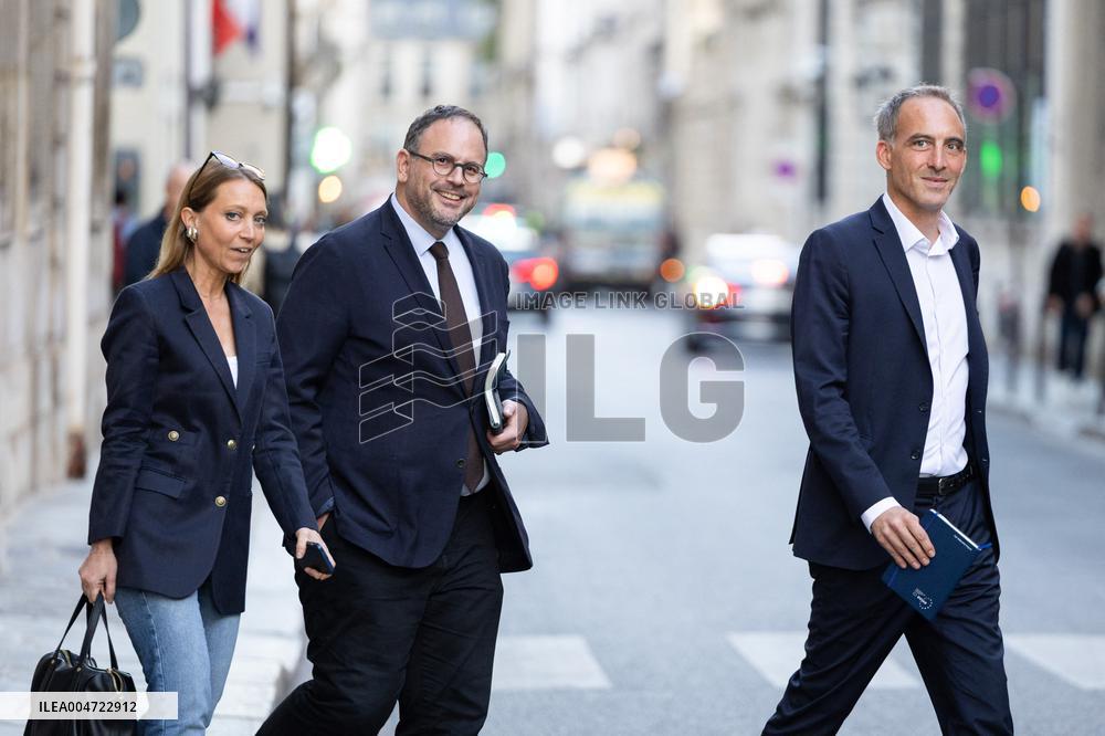 French PM Meets With Place Publique Party - Paris AJ