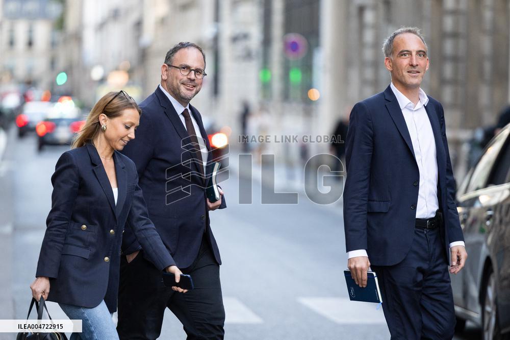 French PM Meets With Place Publique Party - Paris AJ