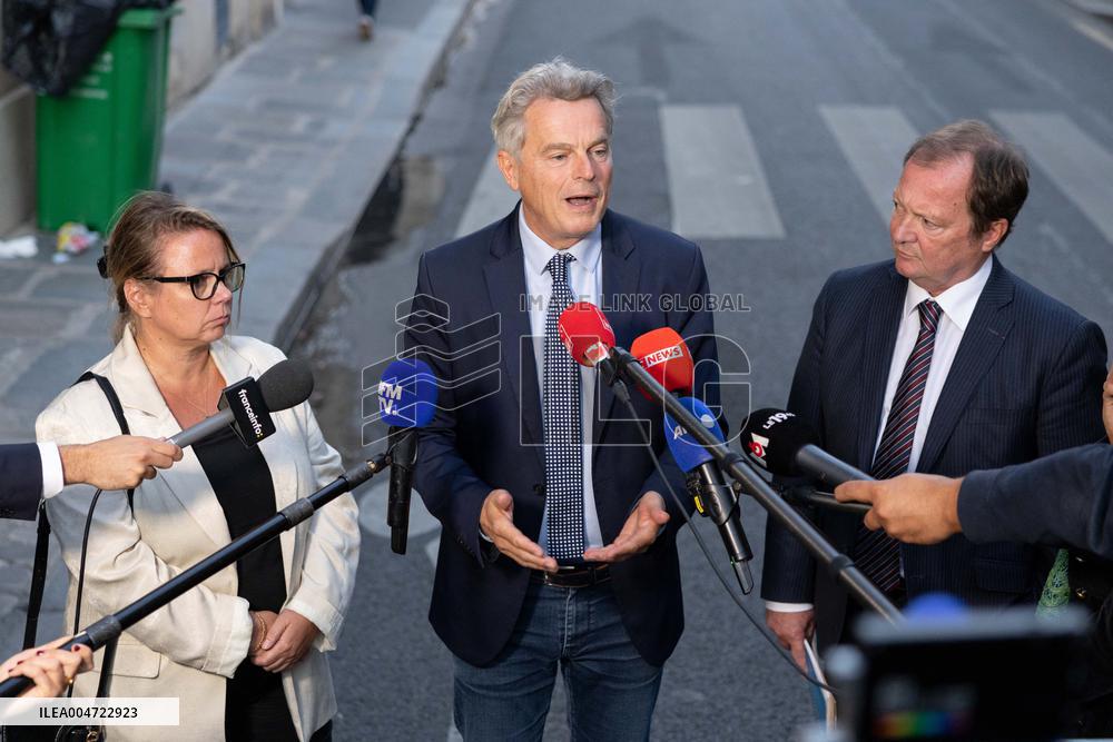 French PM Meets With Communiste Party - Paris AJ