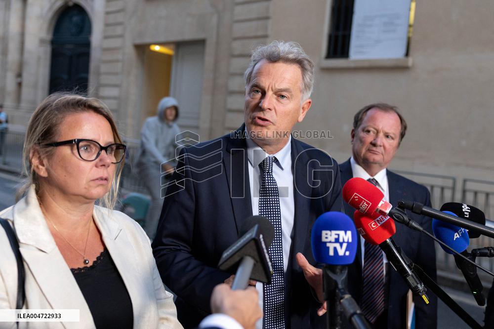 French PM Meets With Communiste Party - Paris AJ