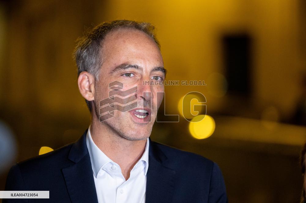 Place Publique Party leaves after a meeting with French PM  - Paris AJ