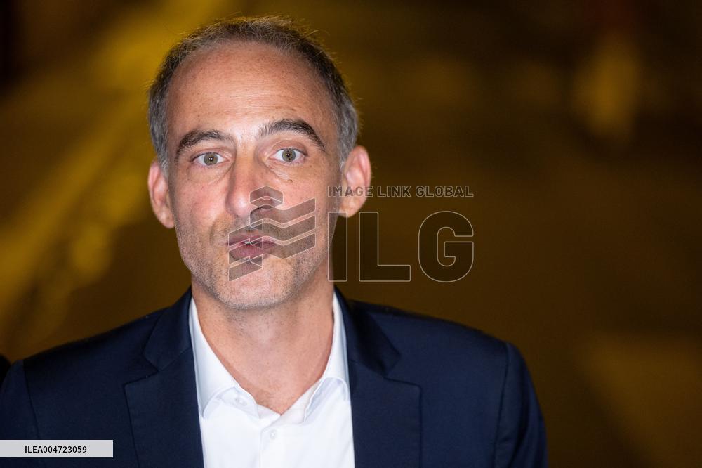 Place Publique Party leaves after a meeting with French PM  - Paris AJ