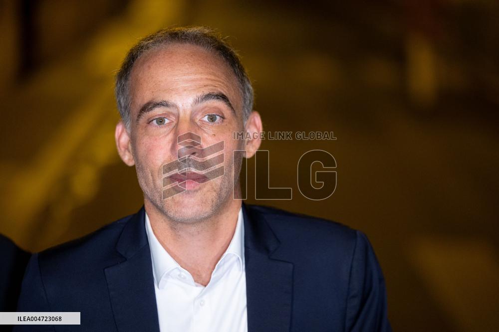 Place Publique Party leaves after a meeting with French PM  - Paris AJ