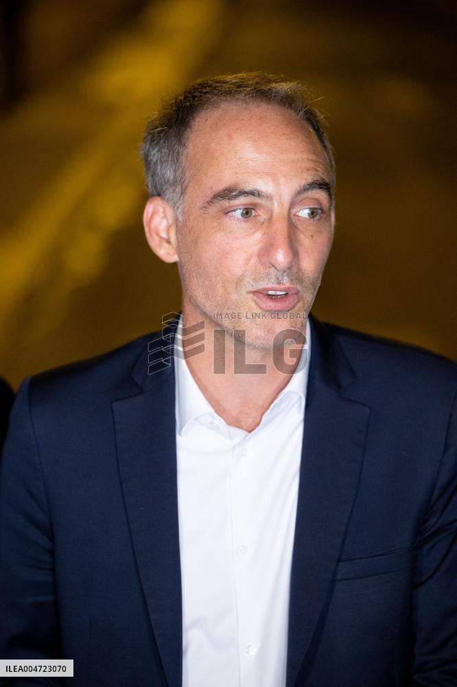 Place Publique Party leaves after a meeting with French PM  - Paris AJ