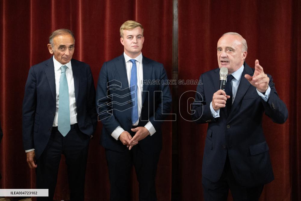 Reconquete meeting for Paris special election - Paris