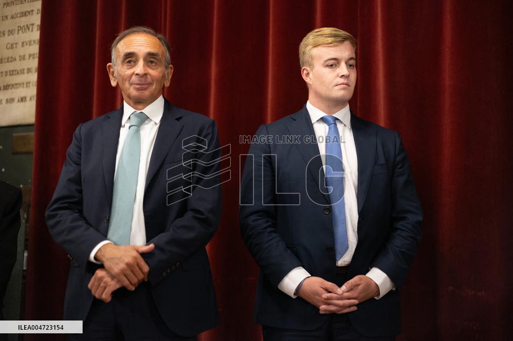 Reconquete meeting for Paris special election - Paris