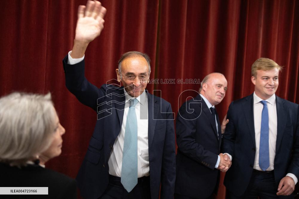 Reconquete meeting for Paris special election - Paris